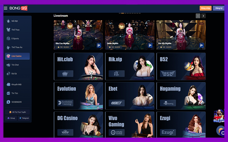 Giao diện game bài mô phỏng thật, hiển thị rõ mức cược và thao tác