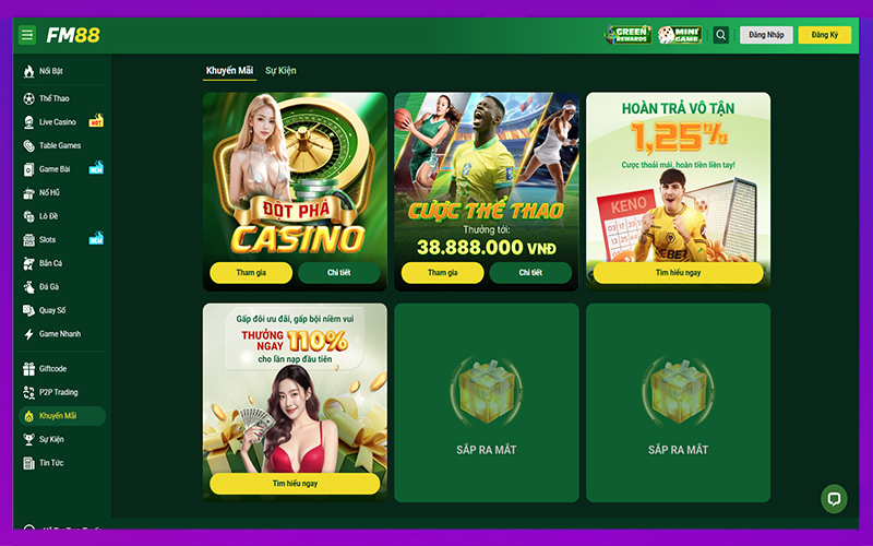 Khuyến mãi minh bạch, cập nhật realtime mỗi ngày